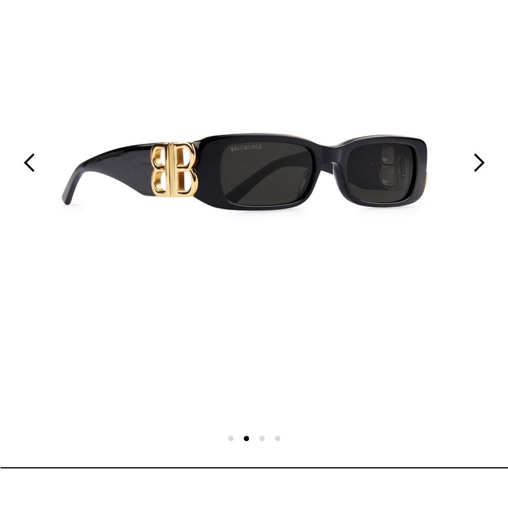 Balenciaga Dynasty Sunglasses Black + Gold